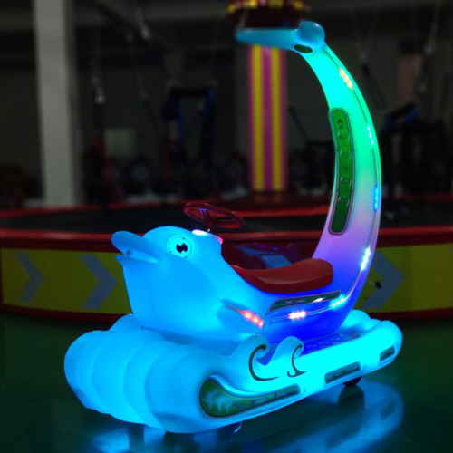 Blue LED Dolphin Kiddy Ride